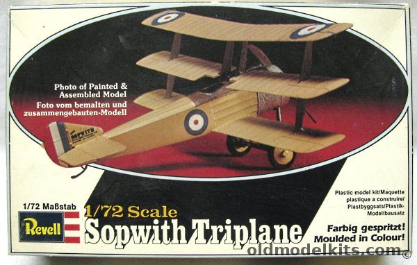 Revell 1/72 Sopwith Triplane, H44 plastic model kit